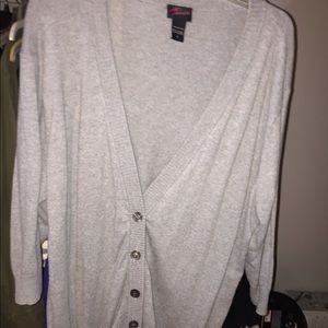 Torrid gray cardigan
